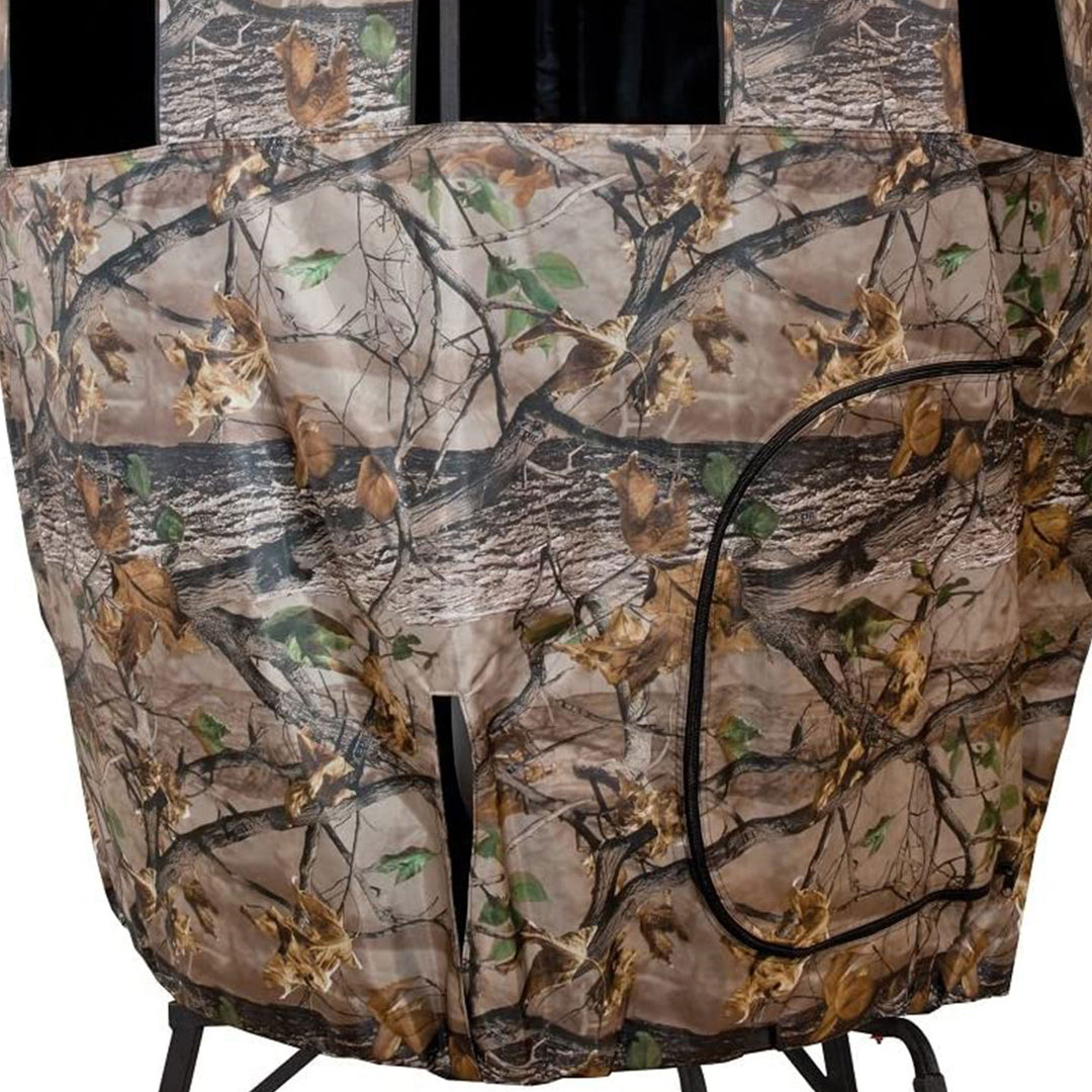 Muddy Roof Kit Hunting Gear, Hunting Blind w/ 8 Windows for Liberty Tripod Stand - VMInnovations