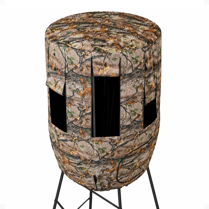 Muddy Roof Kit Hunting Gear, Hunting Blind w/ 8 Windows for Liberty Tripod Stand - VMInnovations