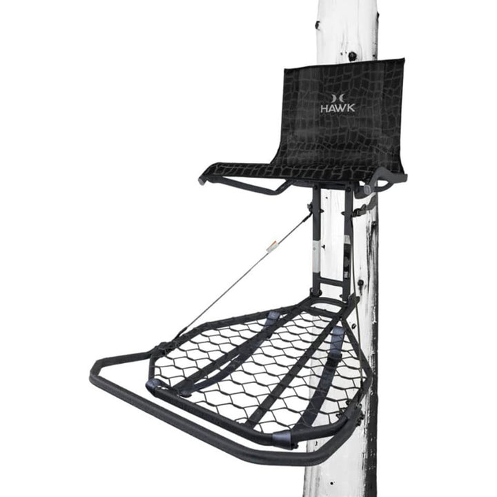 Hawk HWK-HF2031 Steel Hang-On Tree Stand w/ Leg Extension Footrest (For Parts)