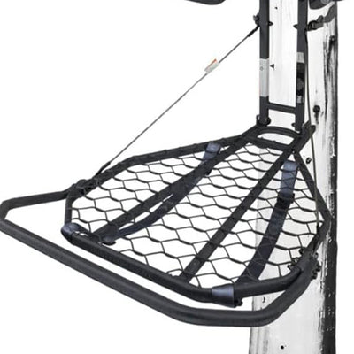 Hawk Kickback LVL Steel Hang-On Tree Stand w/ Leg Extension Footrest (Open Box)