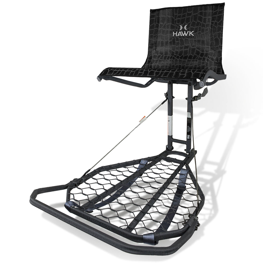 Hawk Kickback LVL Hang-On Deer Hunting Tree Stand with XL Seat and Platform