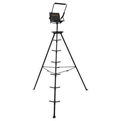 Muddy Nomad 12 Ft High Deer Hunting Tri-Pod Stand with Swivel Seat (Used) - VMInnovations