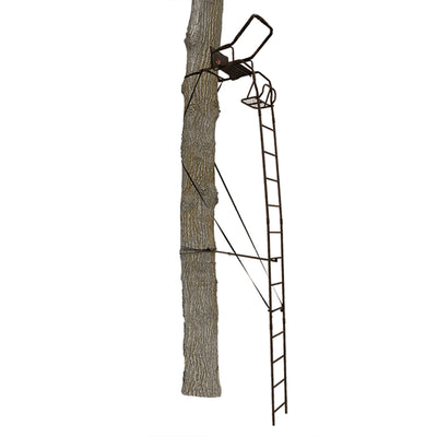 Big Game Warrior DXT Lightweight Portable Hunting Tree Stand Ladder, 17' (Used) - VMInnovations