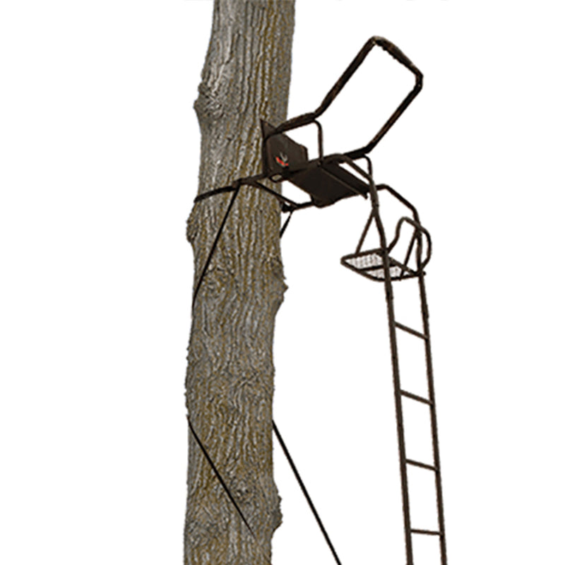 Big Game Warrior Lightweight Portable Hunting Tree Stand Ladder, 17&