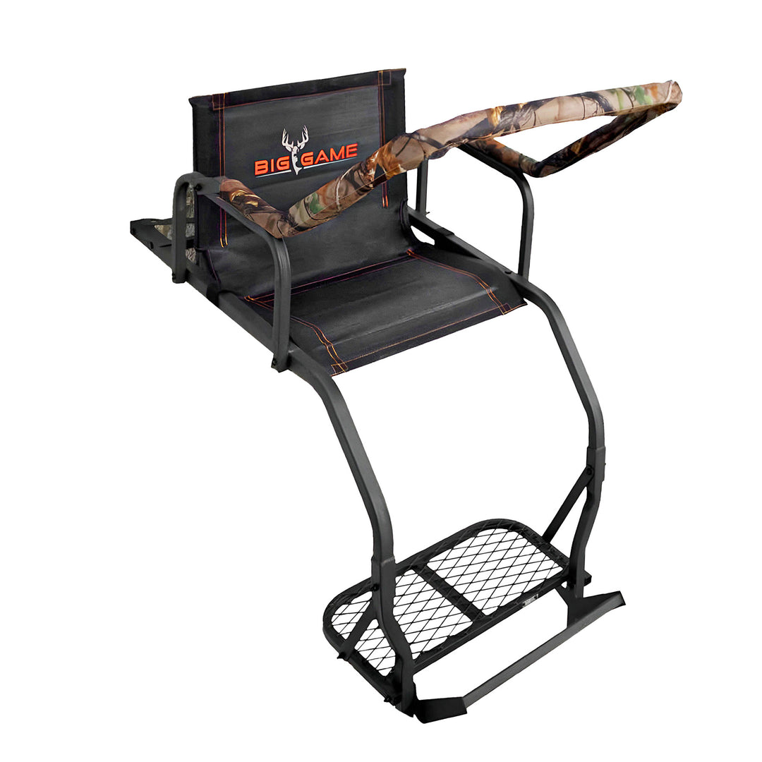 Big Game Warrior DXT 17 Foot 1 Person Deer Hunting Ladder Climbing Tree Stand