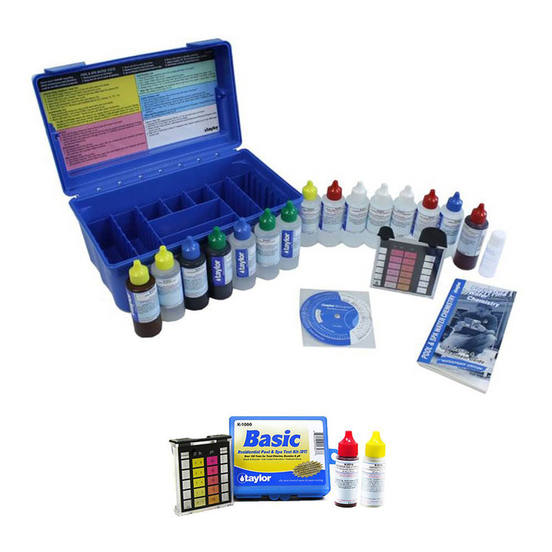 Taylor 2000 Service Complete & Basic Residential OT Swimming Pool Test Kits - VMInnovations