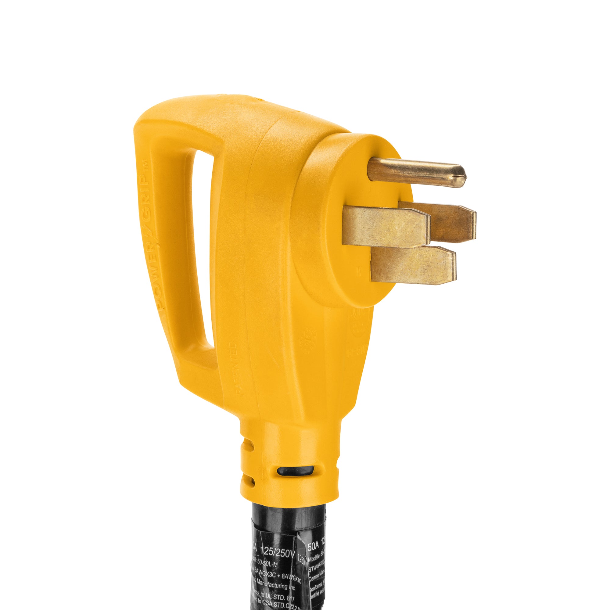 Camco PowerGrip 25 Foot 50 Amp RV Power Cord w/ 90 Degree Locking Adapter (Used)