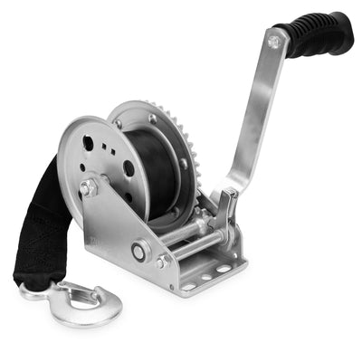 Camco Steel Marine Corrosion Resistant Towing Winch 1,200-lb Capacity (Open Box)