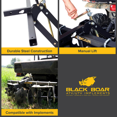 Camco Black Boar ATV/UTV Implement Strong Outside Vehicle Manual Lift (Used) - VMInnovations