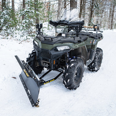 Camco Black Boar ATV Outside Vehicle Heavy-Duty Wraparound Protective Windshield