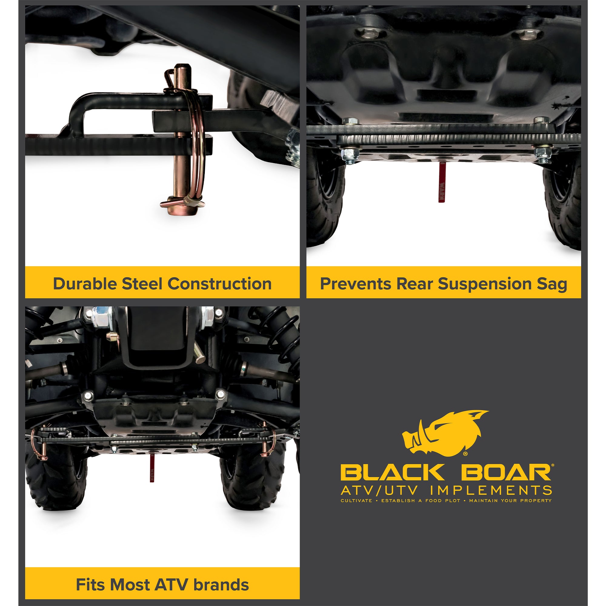 Camco ATV Easy to Install Steel Rear Suspension Lock with Adapters (Open Box)