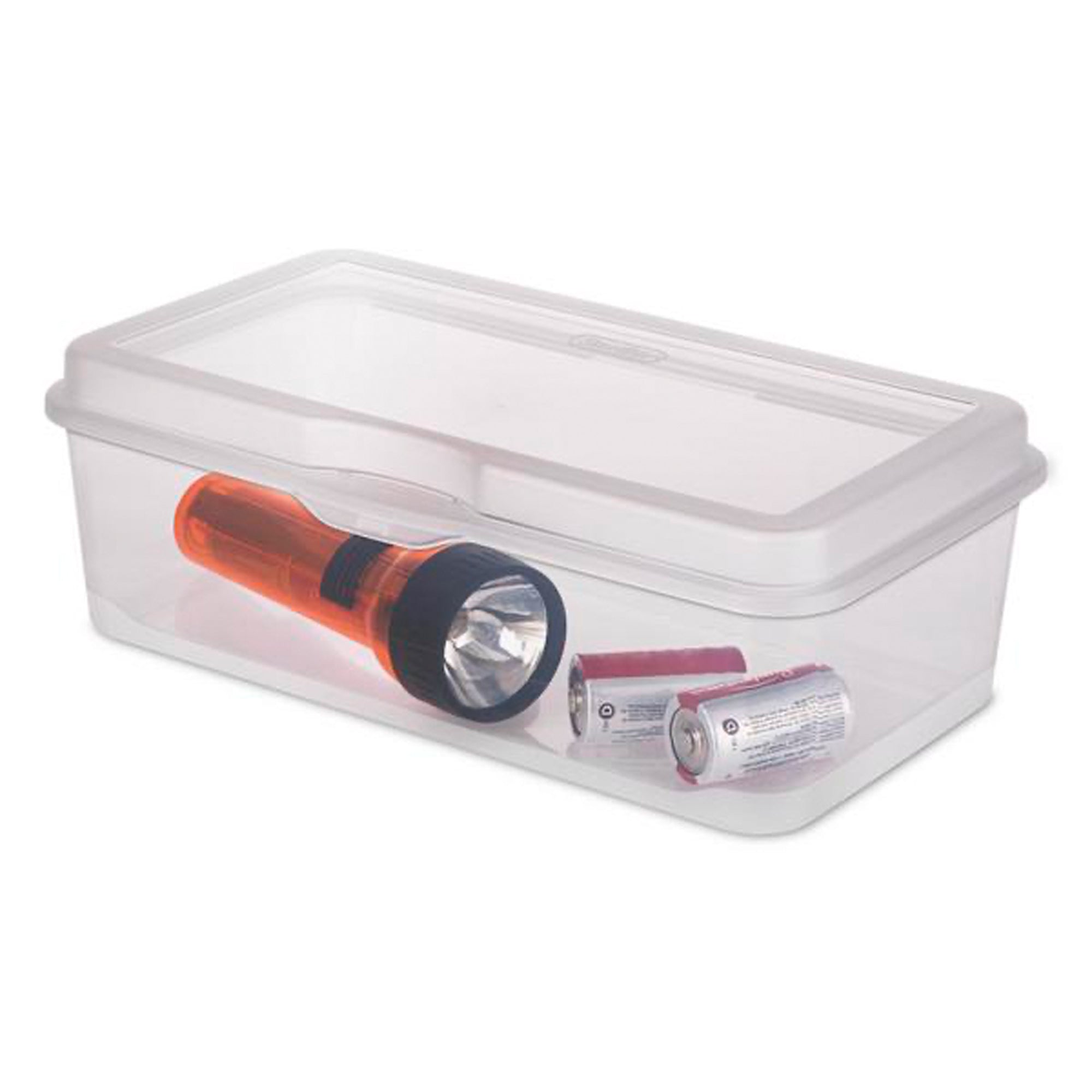 Sterilite Plastic Stacking FlipTop Latching Storage Box Container, Clear 30 Pack - VMInnovations