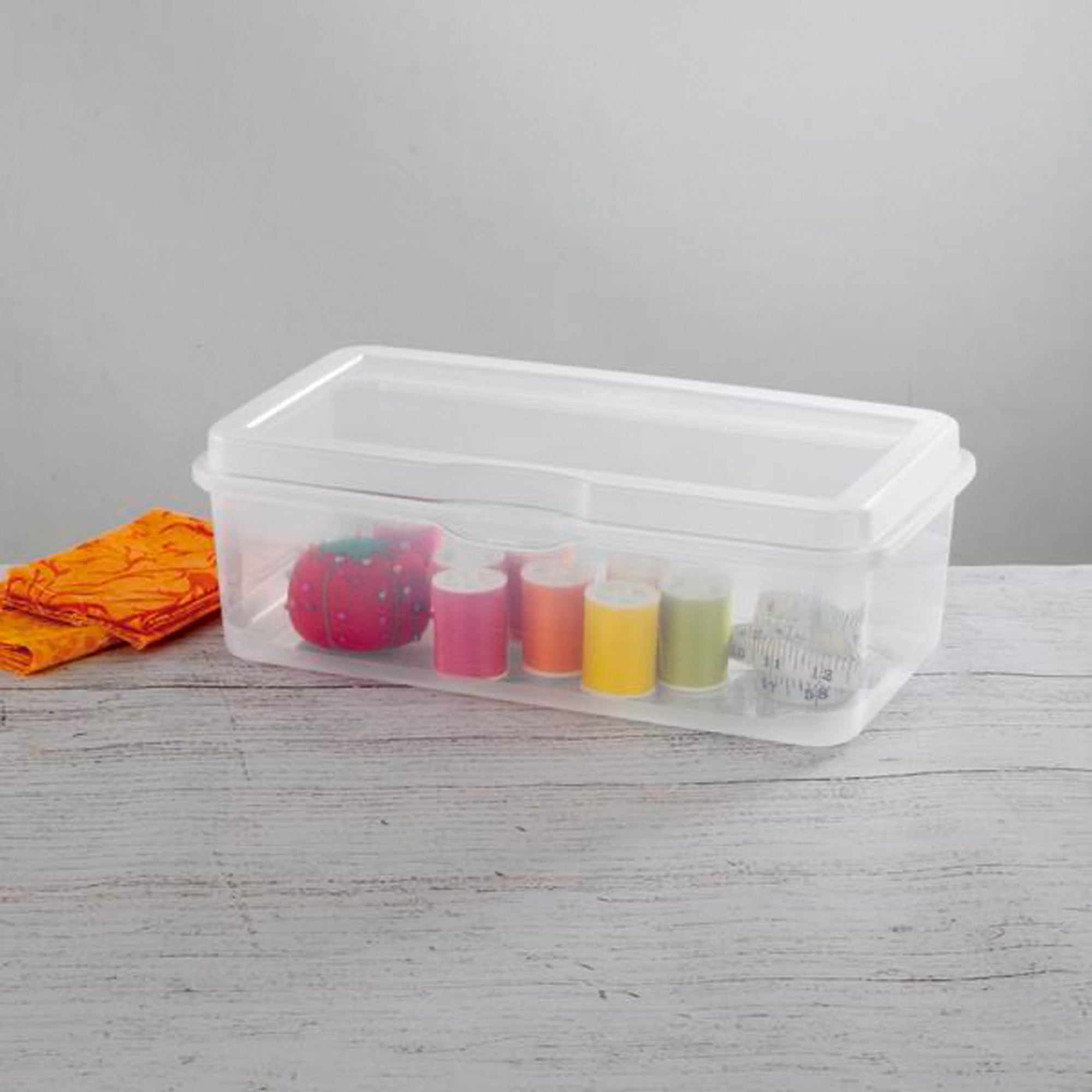 Sterilite Plastic Stacking FlipTop Latching Storage Box Container, Clear 30 Pack - VMInnovations