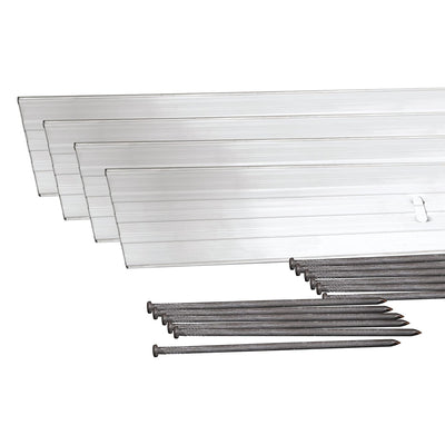 Dimex Easy Flex 1806ML-24C 24 Foot Durable Aluminum Landscape Edging Kit, Silver
