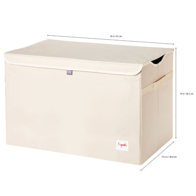 3 Sprouts UTCELE Collapsible Toy Chest Storage Bin for Kids Playroom, Elephant