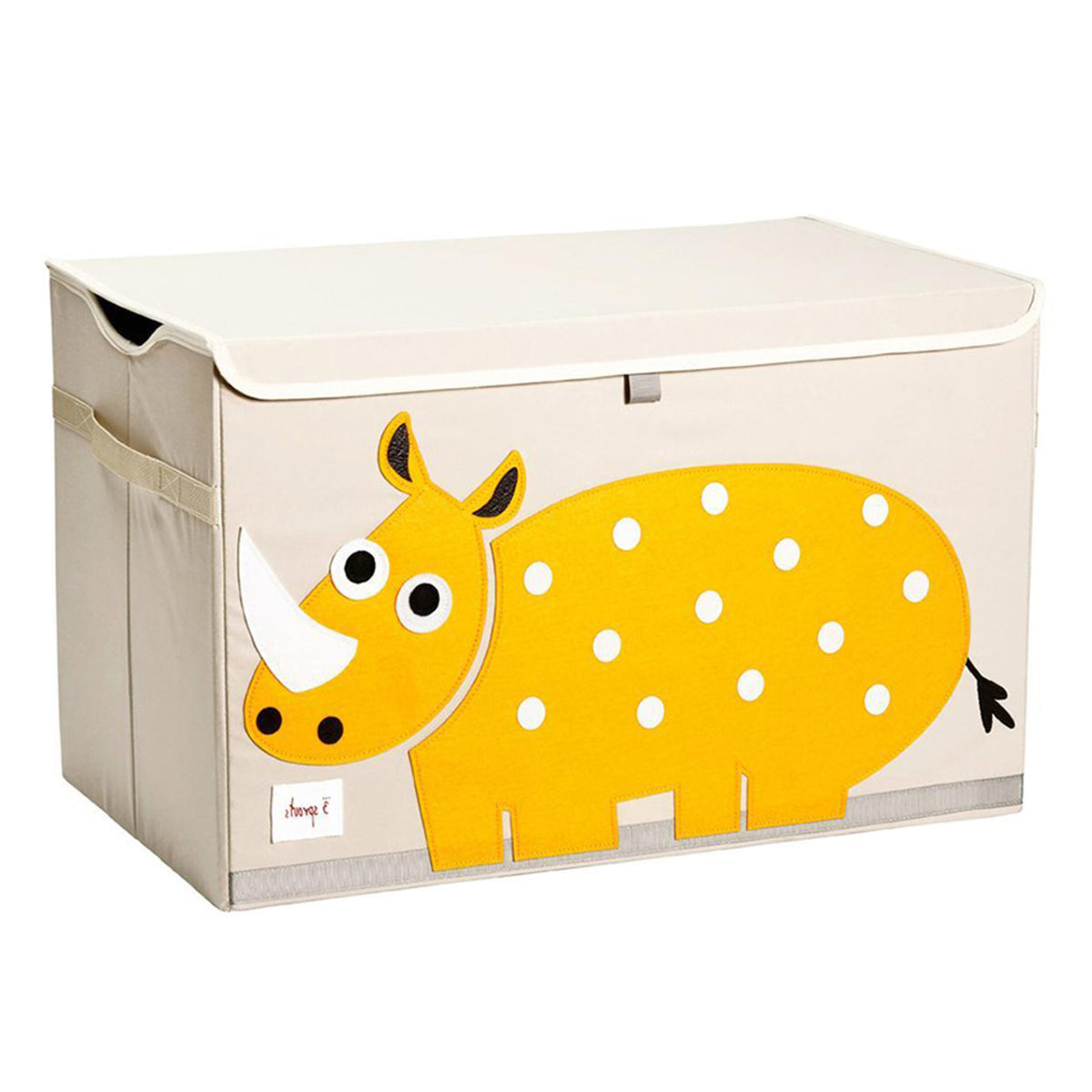 3 Sprouts UTCRHN Collapsible Toy Chest Storage Bin for Kids Playroom (Open Box)