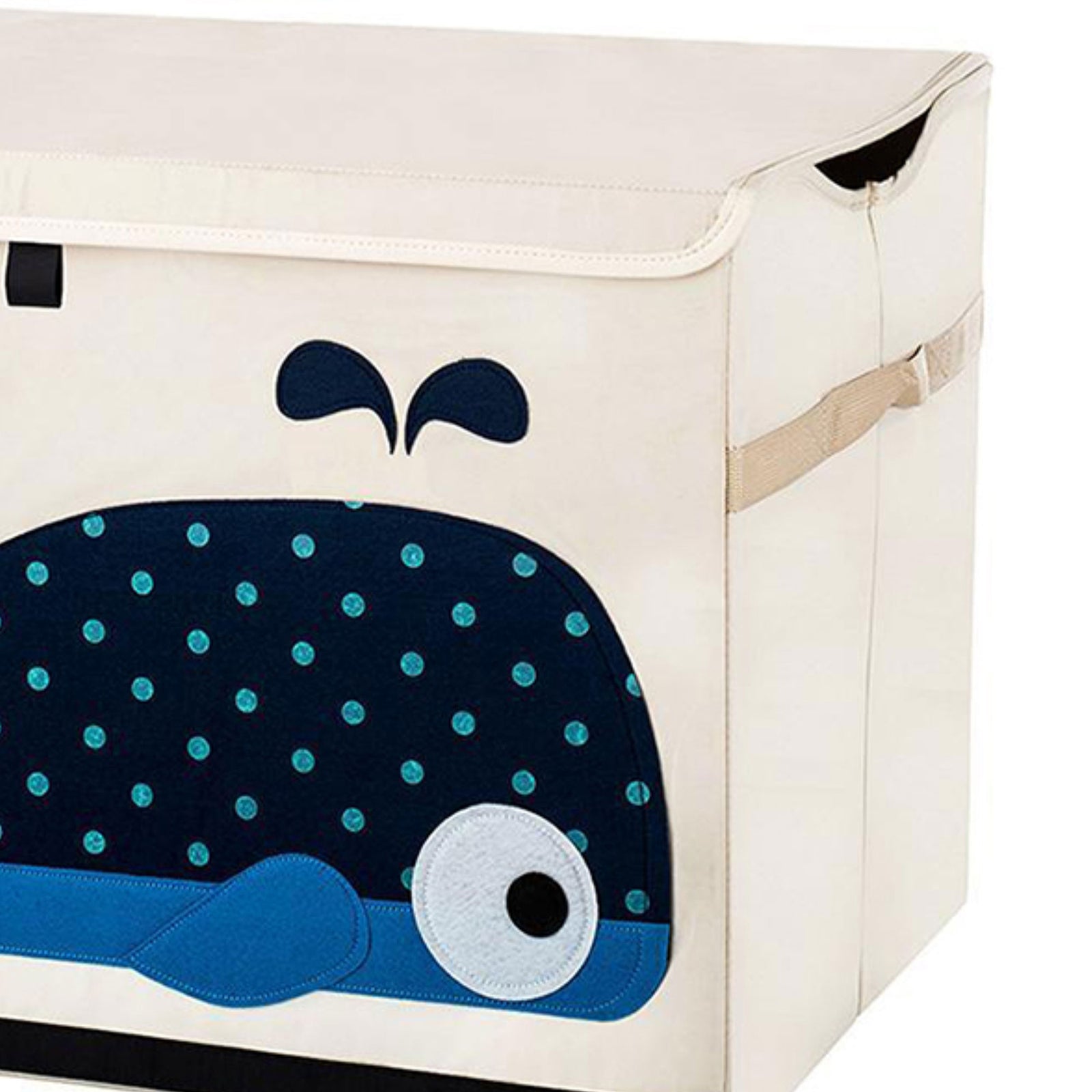 3 Sprouts UTCWHL Toy Chest Storage Bin for Kids Playroom, Whale (Open Box) - VMInnovations
