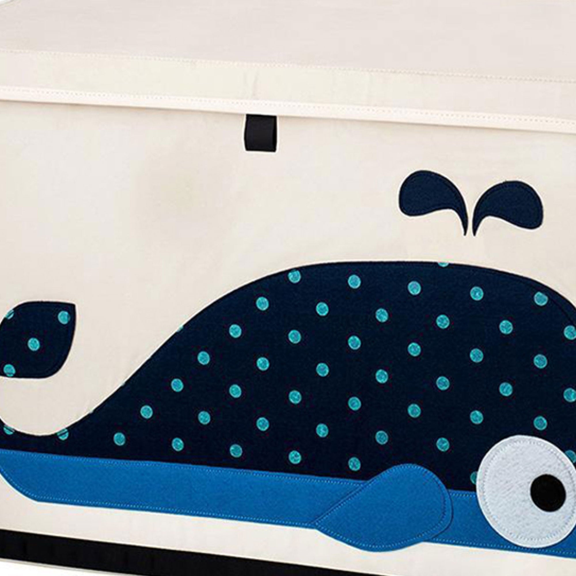 3 Sprouts UTCWHL Toy Chest Storage Bin for Kids Playroom, Whale (Open Box) - VMInnovations