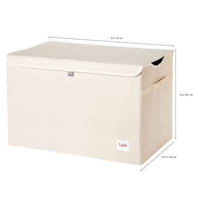 3 Sprouts UTCCRO Collapsible Toy Chest Storage Bin for Kids Playroom, Crocodile