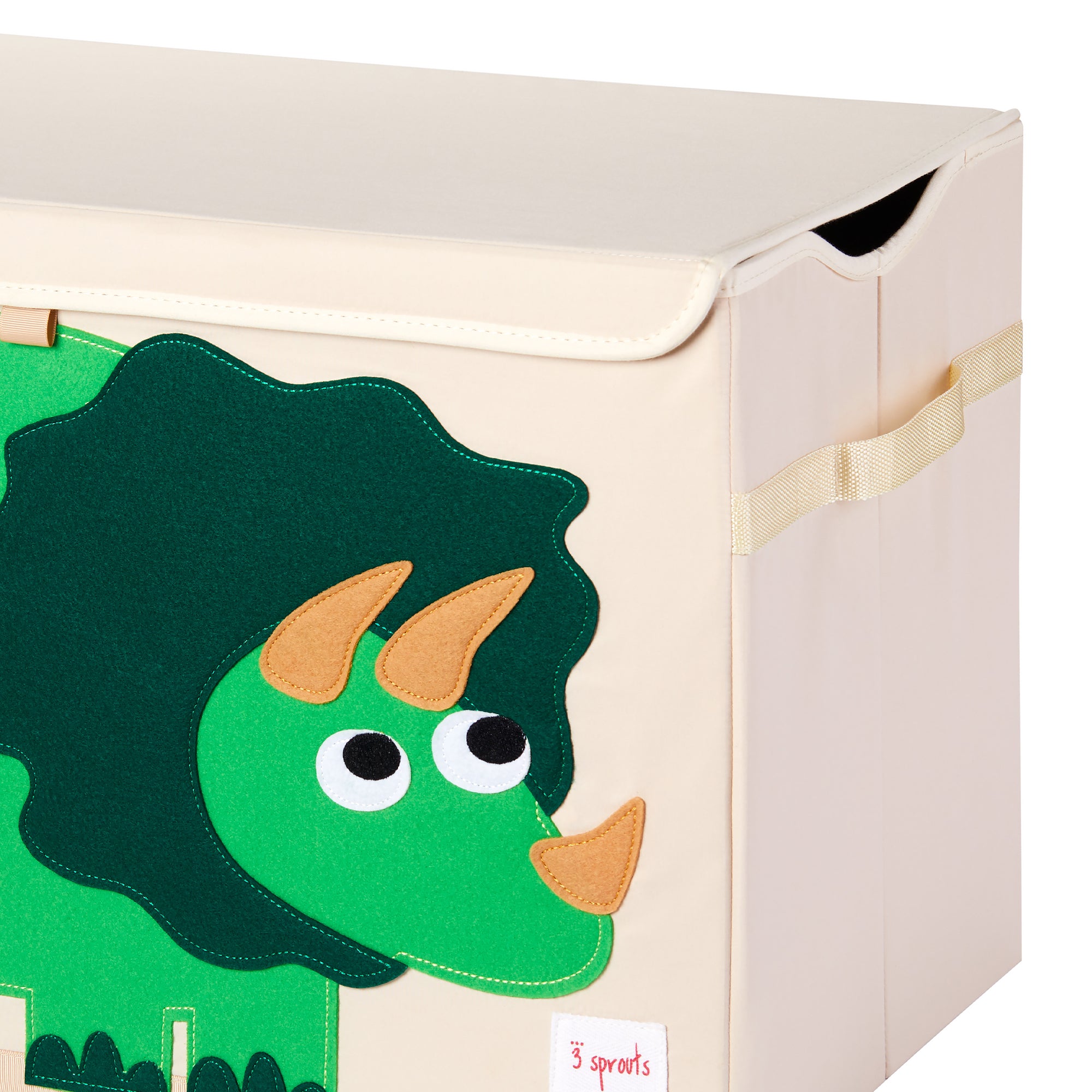 3 Sprouts UTCDIN Collapsible Toy Chest Storage Bin for Kids Playroom, Dinosaur