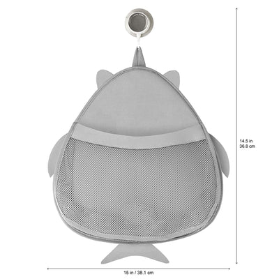 3 Sprouts Baby Hanging Suctioned Cup Bath/Shower Storage Organizer, Sea Shark