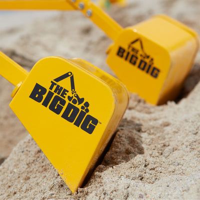 Sandbox Digger Excavator Crane, Vest and Helmet Bundle Outdoor Toy (Used) - VMInnovations
