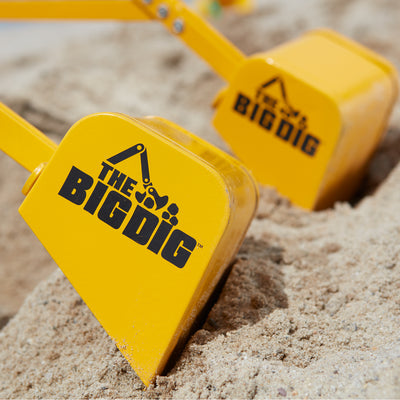 Big Dig 100-1 Sandbox Digger Excavator Crane with 360 Degree Rotation (2 Pack) - VMInnovations