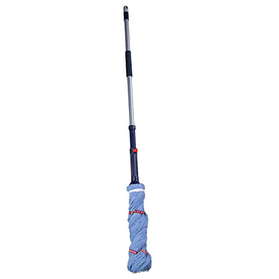 Rubbermaid 1809375 Self-Wringing Ratchet Blended Yarn Twist Mop with Handle