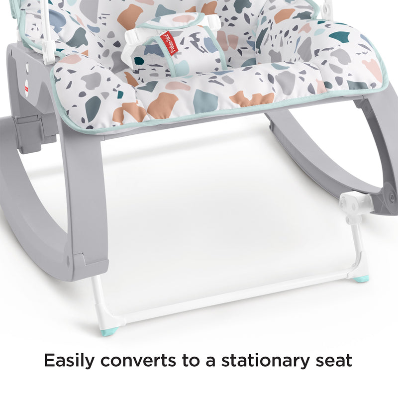 Fisher Price Infant to Toddler Portable Deluxe Baby Seat Rocker, Pacific Pebble