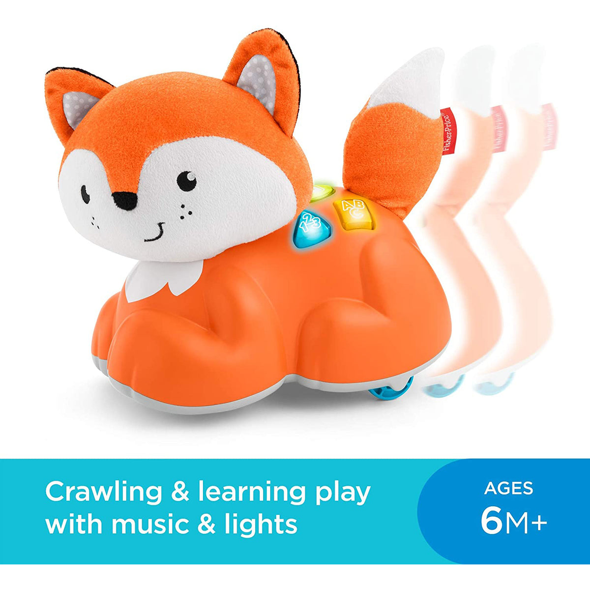 Fisher Price Crawl After Learning Fox with Lights & Sounds for Infant to Toddler - VMInnovations