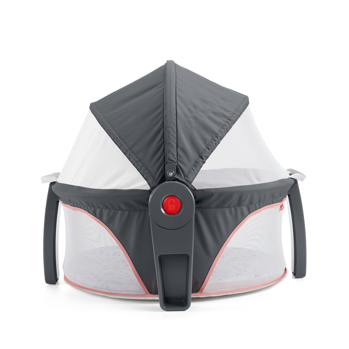 Fisher Price GKH69 2-in-1 Portable On-The-Go Baby Dome Play Area, Rosy Windmill