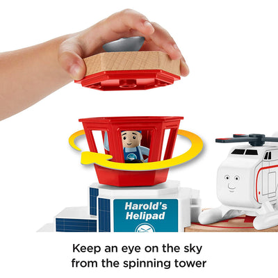 Fisher Price GHK14 Thomas and Friends Harold Helipad Playset for Preschoolers