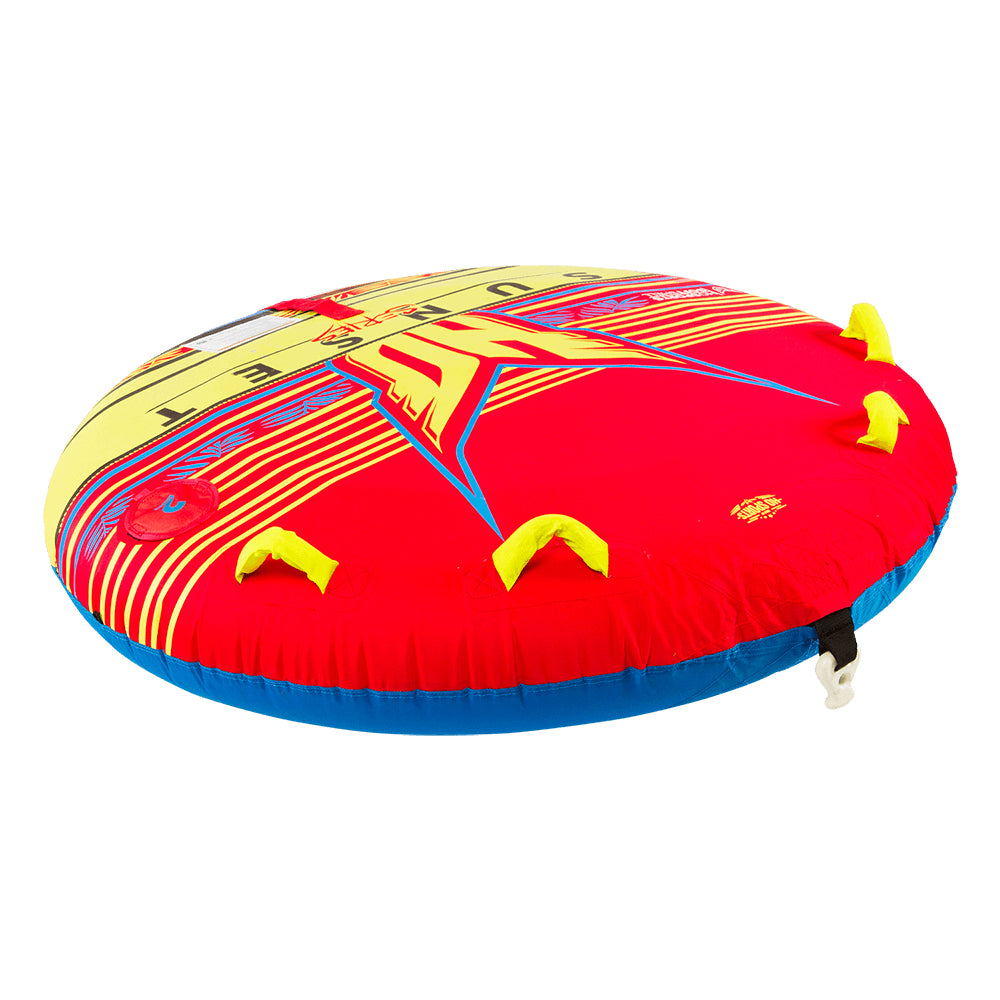 HO Sports Sunset 2 Multi-Directional Ride-On Towable Tube for 2 People(Open Box)