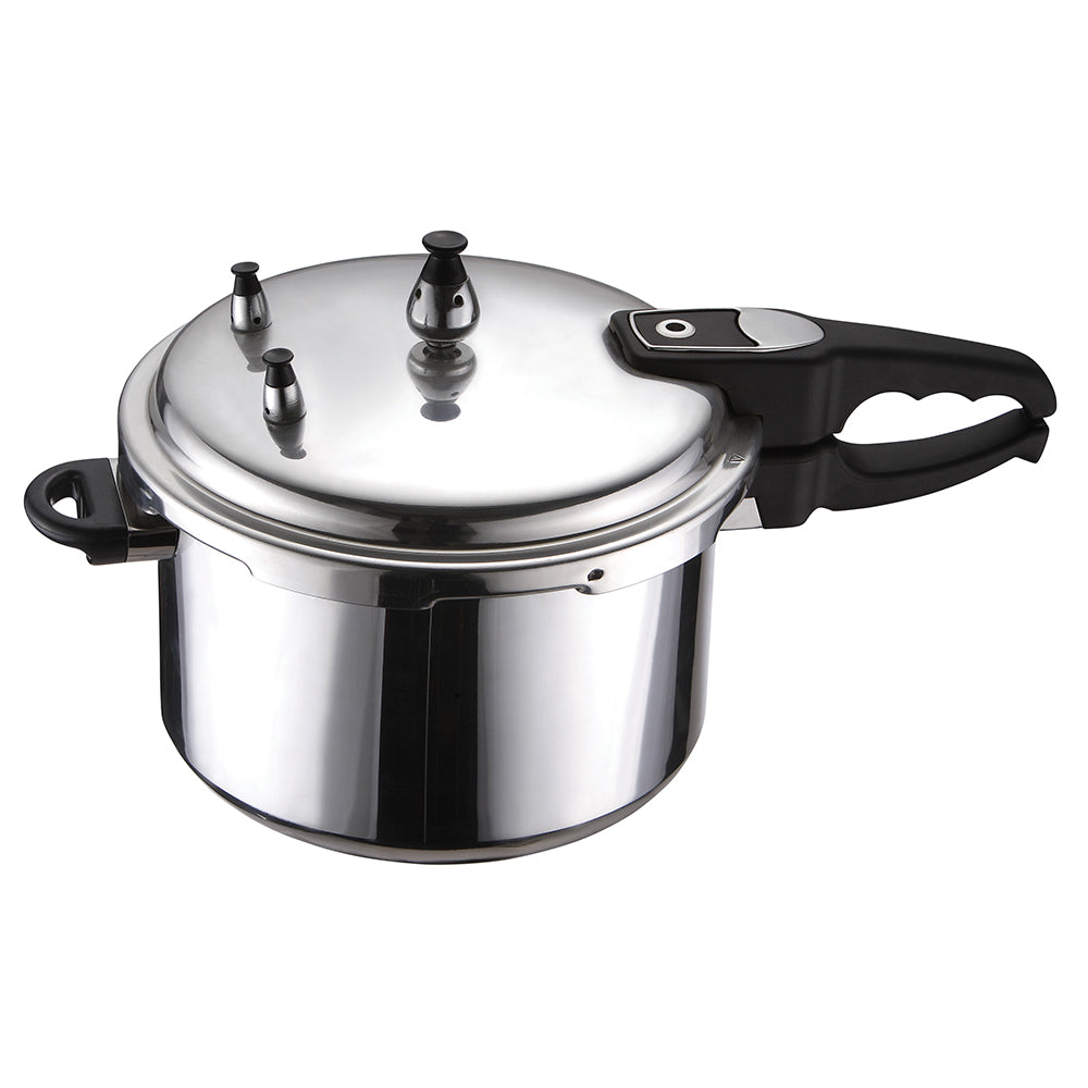 Brentwood 9.5 Quart Pressure Cooker with 3 Safety Valves, Aluminum (Used)