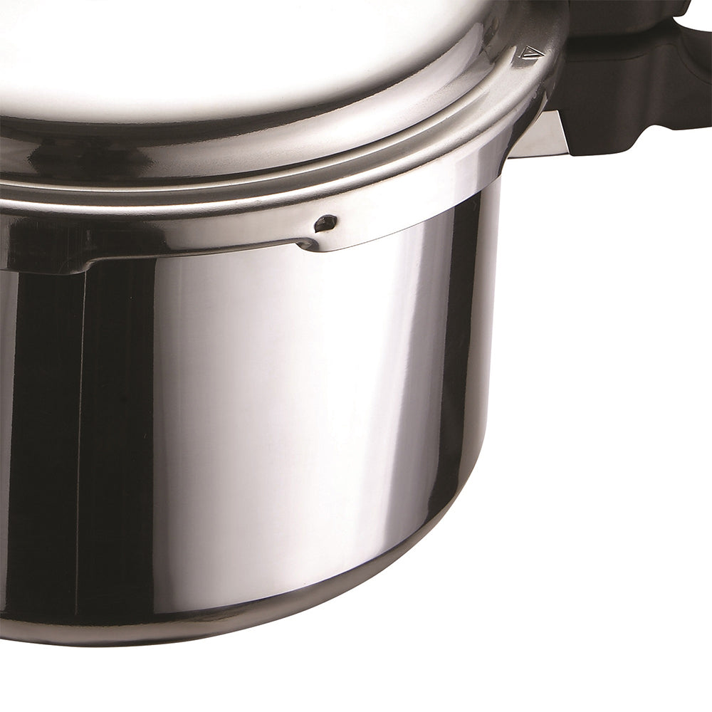 Brentwood 9.5 Quart Pressure Cooker with 3 Safety Valves, Aluminum (Used)