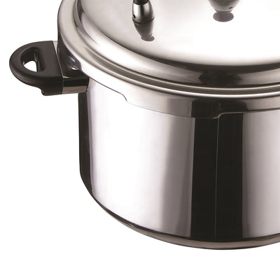 Brentwood 9.5 Quart Pressure Cooker with 3 Safety Valves, Aluminum (Used)