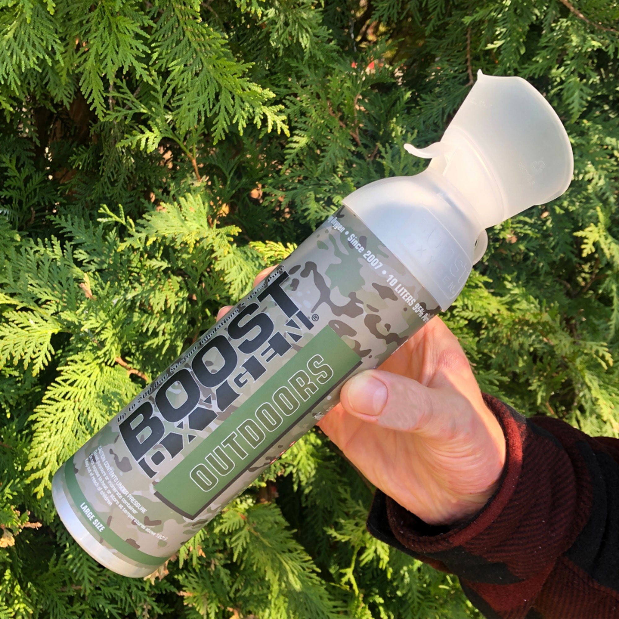 Large 10L Boost Oxygen Outdoors Natural Portable Pure Canned Oxygen, Flavorless