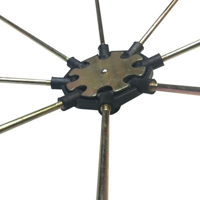 Advantek Pet 8' Dog Gazebo Pen Umbrella Style Roof Frame Replacement (Open Box)
