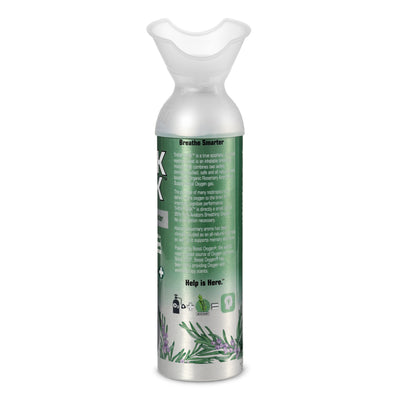 Boost Oxygen Think Tank Natural Portable 10 L Canned Oxygen, Rosemary (2 Pack) - VMInnovations