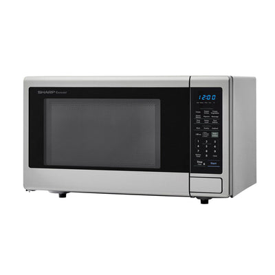 Sharp 1.8 Cu Ft Stainless Steel Microwave Oven (Certified Refurbished) (Damaged)