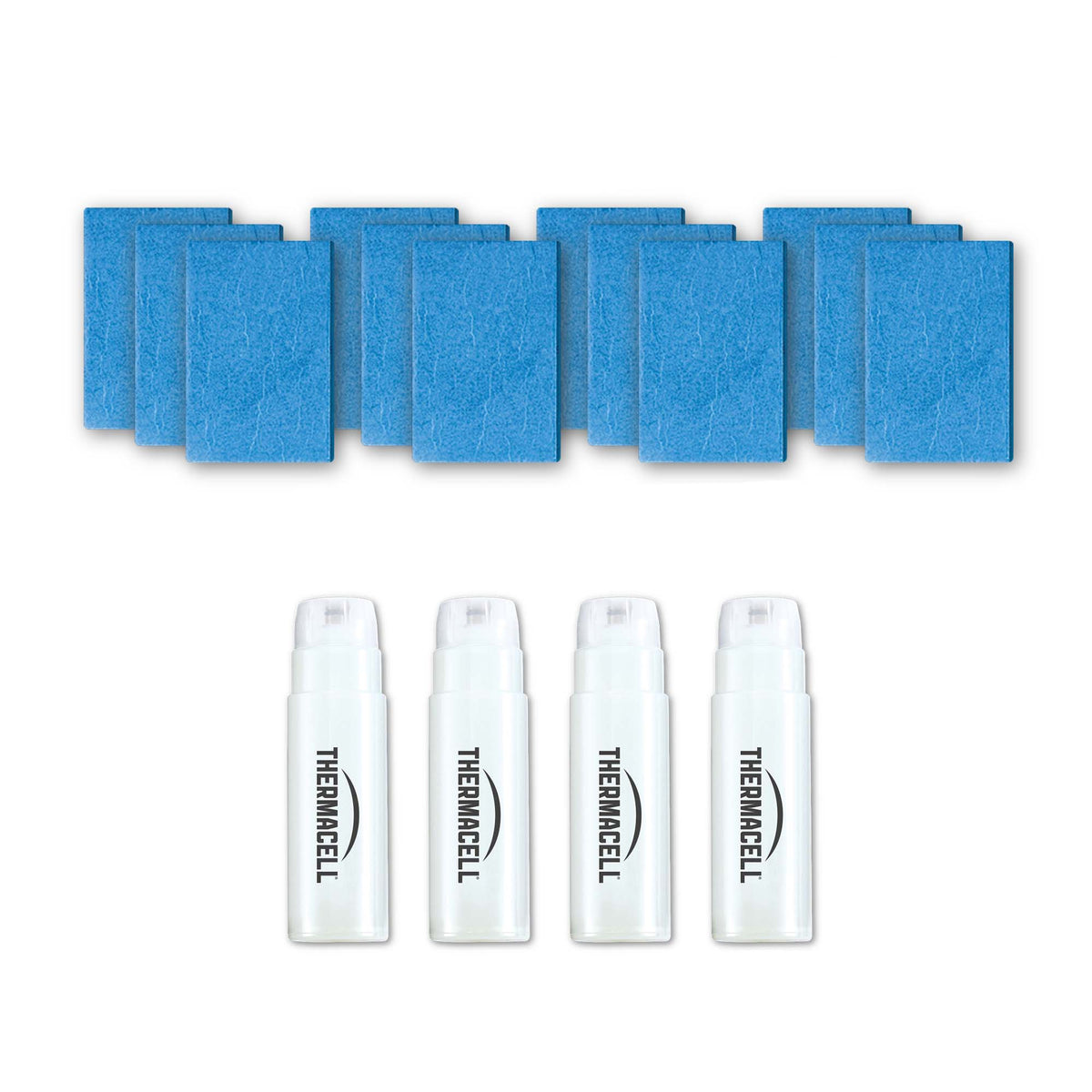 Thermacell E-4 Mosquito Repellent Refills w/12 Mats & 4 Fuel Cartridges (3 Pack)