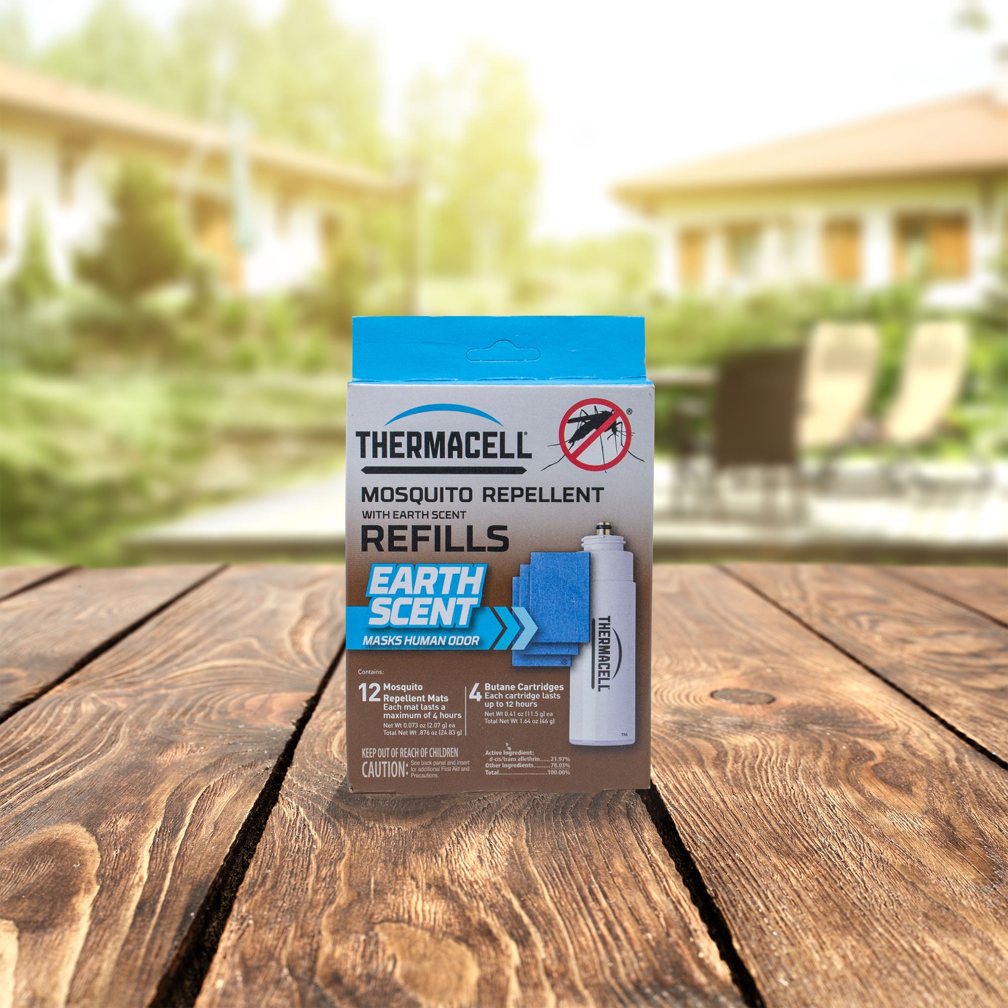 Thermacell MR450X Mosquito Repeller & Refills with 12 Mats and 4 Fuel Cartridges