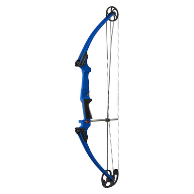 Genesis Original Archery Compound Bow with Adjustable Sizing, Left Handed, Blue