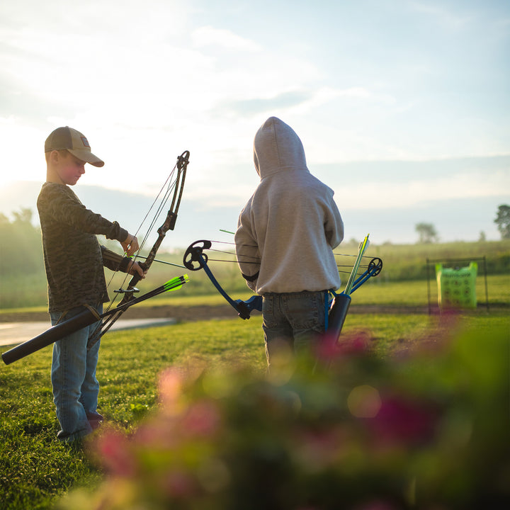 Genesis Original Archery Compound Bow, Right Handed, Blue  (Open Box) - VMInnovations