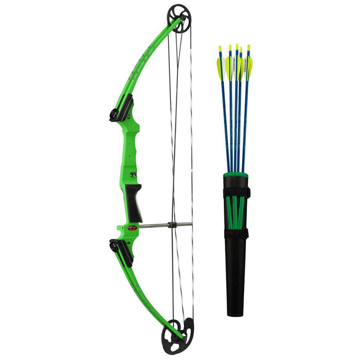 Genesis Archery Green Original Target Practice Bow Kit, Right Handed (For Parts) - VMInnovations