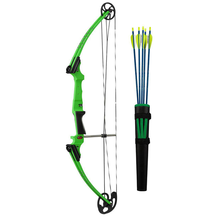 Genesis Archery Green Original Target Practice Bow Kit, Right Handed (For Parts)