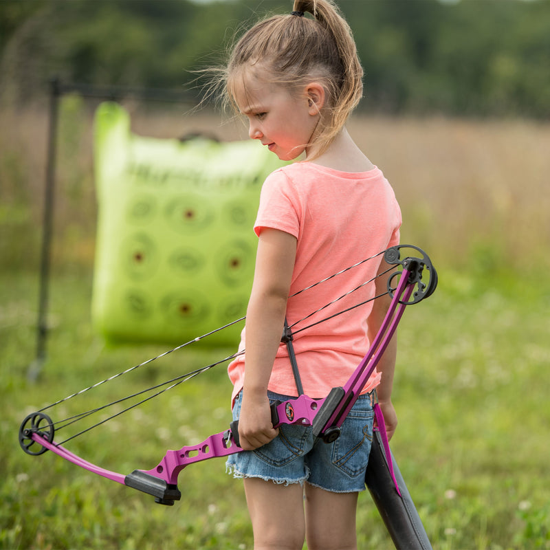 Genesis Mini, Youth Compound Bow and Arrow Kit, Right Handed, Blue (Open Box)