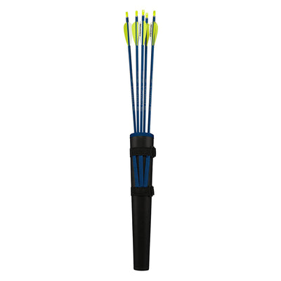 Genesis Mini, Youth Compound Bow & Arrow Kit with Quiver, Draw Hand-Right, Blue - VMInnovations