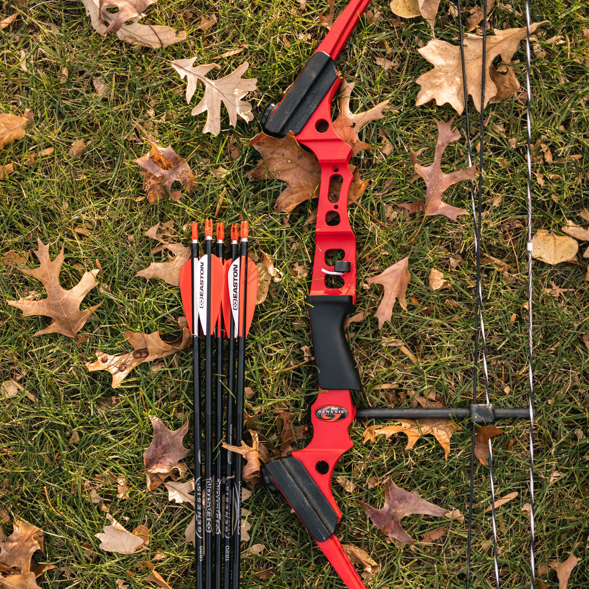 Genesis Archery Mini Right Hand Compound Bow, Arrow & Quiver Set, Pink (2 Pack)