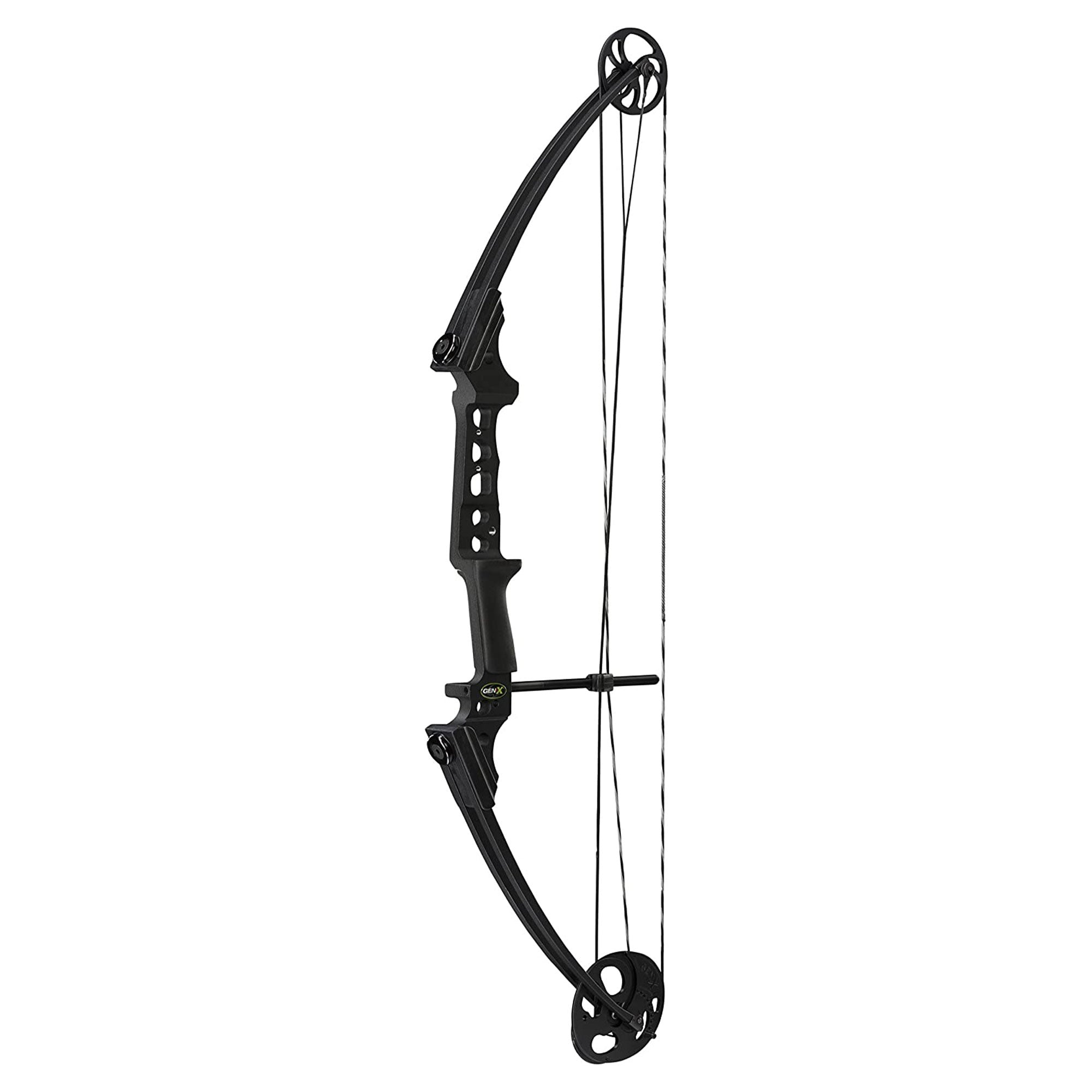 Genesis Gen-X Lightweight Archery Hunting Compound Bow, Draw Hand-Right, Black